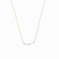 Aries Constellation Pavé Diamond Necklace 14k Gold
