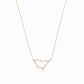 Capricorn Constellation Pavé Diamond Gold Necklace