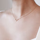 Capricorn Constellation Pavé Diamond Gold Necklace