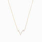Pisces Constellation Pavé Diamond Necklace 14K Solid Gold
