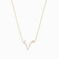 Pisces Constellation Pavé Lab Diamond Necklace 14K Solid Gold