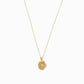 Rose Flower Pendant Necklace 14K Solid Gold