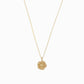 Rose Flower Pendant Necklace 14K Solid Gold