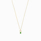 Heart Shape Lab Diamond & Natural Ruby Necklace 14K Solid Gold | July Birthstone
