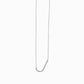 J Large Initial Letter Necklace Sterling Silver
