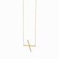 X Large Initial Letter Necklace 14K Gold