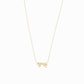 Korean Custom Name Necklace 14K Solid Gold – Personalized