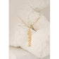 Korean Custom Name Necklace in 14K Solid Gold – Personalized