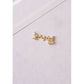 Korean Custom Name Birthstone Necklace in 14K Solid Gold – Personalized
