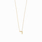 Korean Hangul LetterNecklace 14K Solid Gold ㄱ