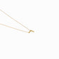 Hangul Korean Letter Necklace 14K Gold ㄱ