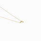 Korean Hangul LetterNecklace 14K Solid Gold ㄱ