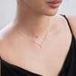 Hangul Korean Letter Necklace 14K Gold ㅅ