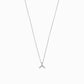 Hangul Korean Letter Necklace Sterling Silver ㅅ