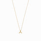 Hangul Korean Letter Necklace 14K Gold ㅅ