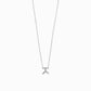 Hangul Korean Letter Necklace Sterling Silver ㅈ
