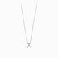 Hangul Korean Letter Necklace Sterling Silver ㅈ