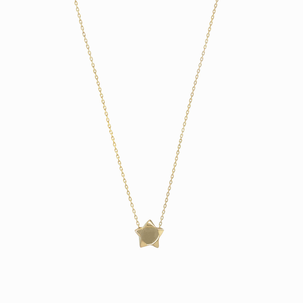 Star Origami Gold Necklace
