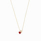 Eclipse V Initial Letter Pavé Lab Diamond Necklace 14K Solid Gold
