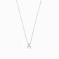 Eclipse A Initial Letter Necklace Sterling Silver