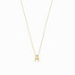 Eclipse A Initial Letter Necklace Sterling Silver
