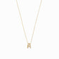Eclipse A Initial Letter Pavé Diamond Necklace