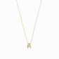 Eclipse A Initial Letter Pavé Diamond Necklace