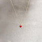 Eclipse Aries Zodiac Pavé Lab Diamond Necklace Sterling Silver