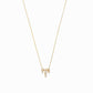 Eclipse Aries Zodiac Pavé Diamond Necklace 14K Gold