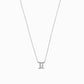 Eclipse Gemini Zodiac Necklace Sterling Silver