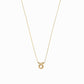 Eclipse Taurus Zodiac Gold Necklace 14K Gold