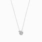 Eclipse Virgo Zodiac Pavé Lab Diamond Necklace Sterling Silver