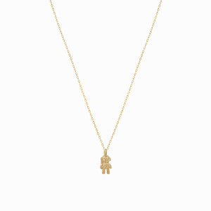 
          
          Load image into Gallery viewer, Astronaut Pendant Necklace 14K Solid Gold
          
          