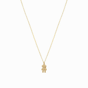 
          
          Load image into Gallery viewer, Astronaut Pendant Necklace 14K Solid Gold
          
          