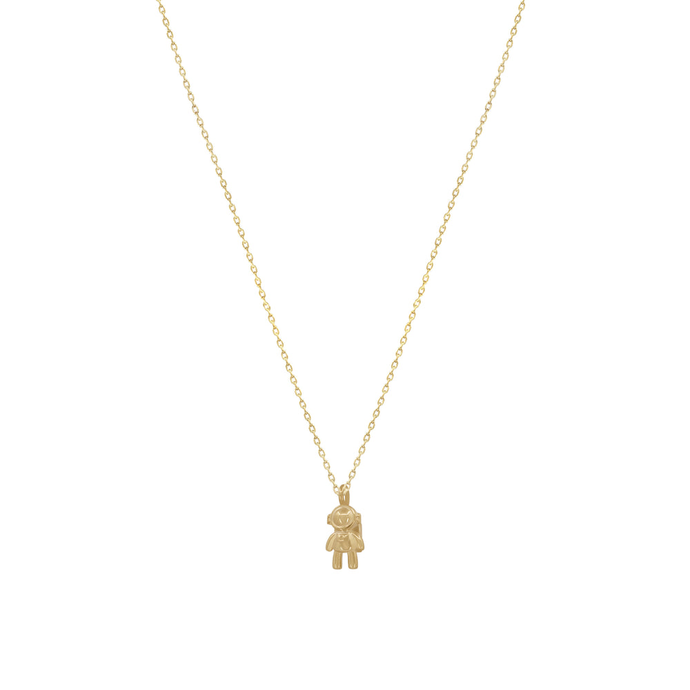 
          
          Load image into Gallery viewer, Astronaut Pendant Necklace 14K Solid Gold
          
          