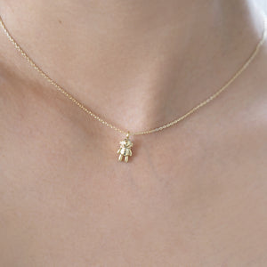 
          
          Load image into Gallery viewer, Astronaut Pendant Necklace 14K Gold
          
          