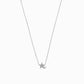 Star One  Pavé Lab Diamond Necklace Sterling Silver