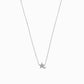 Star One  Pavé Lab Diamond Necklace Sterling Silver