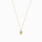 Skull Pendant Necklace 14K Solid Gold