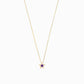 Star Blue Topaz Necklaces Pavé Lab Diamond Necklace 14K Solid Gold | December Birthstone
