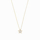Star Birthstone Necklaces Pavé Lab Diamond Necklace 14K Gold