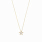 Star Birthstone Necklaces Pavé Lab Diamond Necklace 14K Gold
