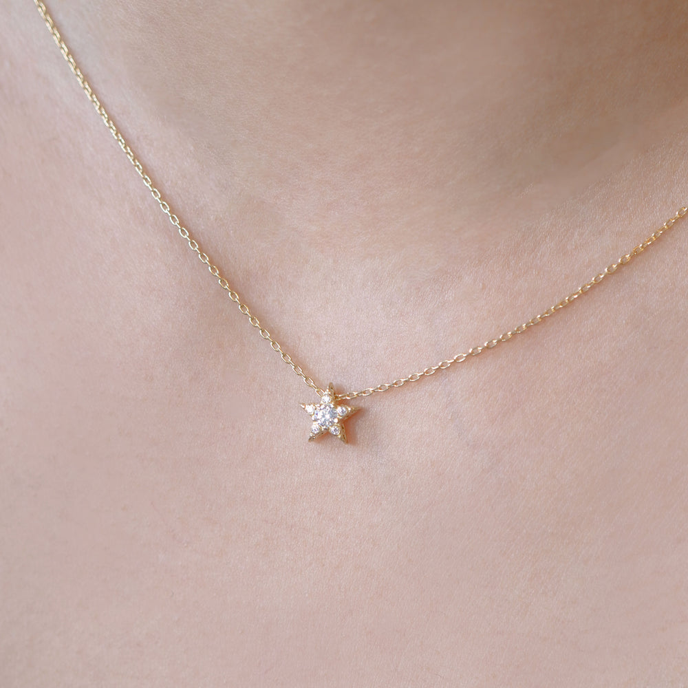 
          
          Load image into Gallery viewer, Star Diamond Necklace
          
          