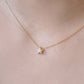 Star Birthstone Necklaces Pavé Lab Diamond Necklace 14K Gold