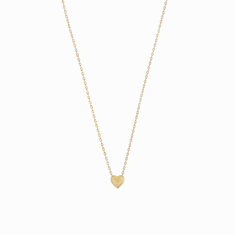 
          
          Load image into Gallery viewer, Full Heart Enamel Necklace 14K Gold
          
          