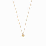 Full Heart Diamond Solid Gold Necklace
