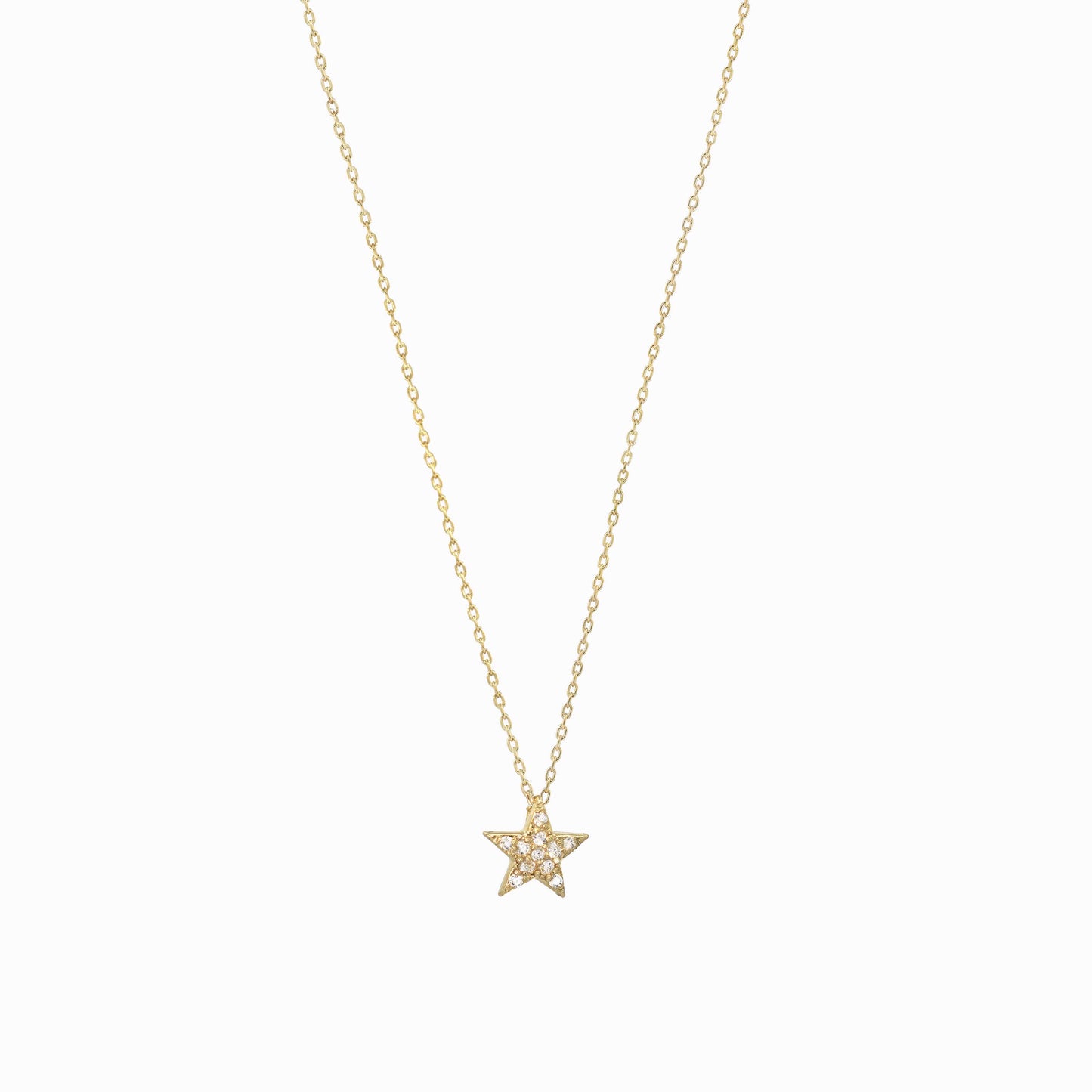 Star U Diamond Necklace