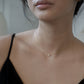 Star U Pavé Lab Diamond Necklace Sterling Silver