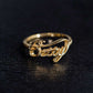 Custom Script Letters Name  Ring BETTY 14K Gold