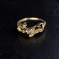 Personalized Custom Script Name Ring 14K Gold